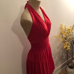 Red Beach Dress